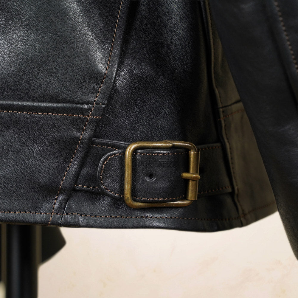 Shangri-La Heritage Cossack Jacket - Black Vicenza Horsehide