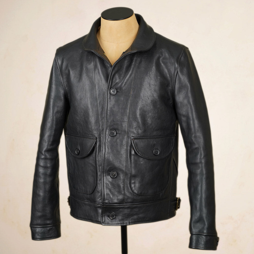 Shangri-La Heritage Cossack Jacket - Black Vicenza Horsehide
