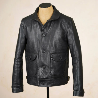 Shangri-La Heritage Cossack Jacket - Black Vicenza Horsehide