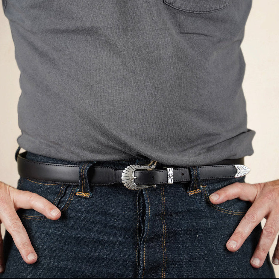 Shangri-La Heritage Wild Star Western Belt - Black