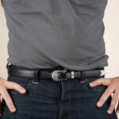 Shangri-La Heritage Wild Star Western Belt - Black