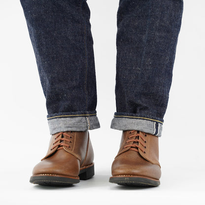 Skoob M43 Boots - Natural Waxed Flesh (Horween)