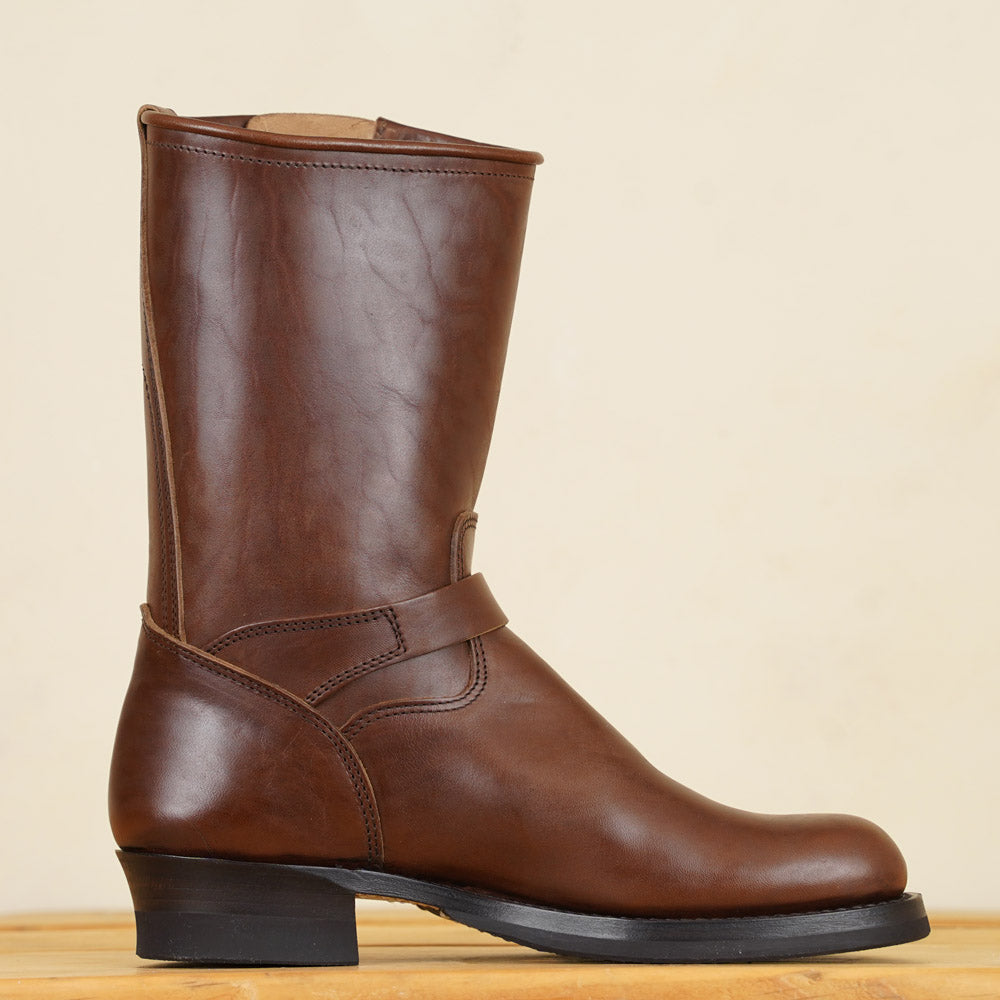 Skoob Wander Engineer Boots - Brown Horsebutt