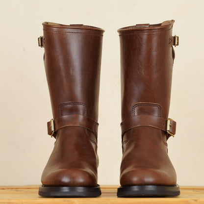 Skoob Wander Engineer Boots - Brown Horsebutt