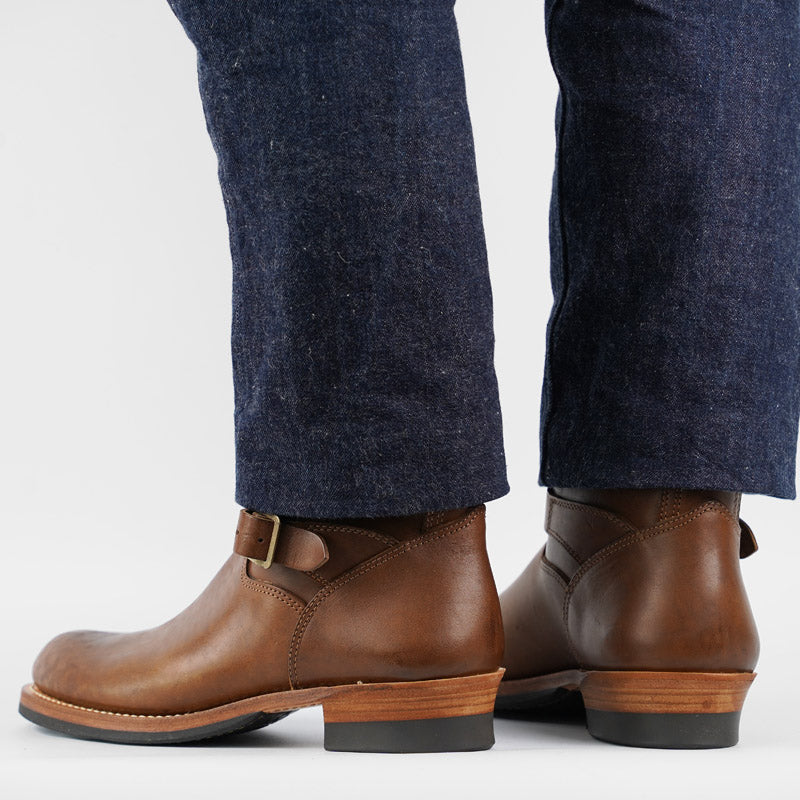 Skoob Wander Engineer Boots Horsebutt Natural