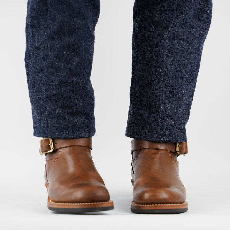 Skoob Wander Engineer Boots Horsebutt Natural