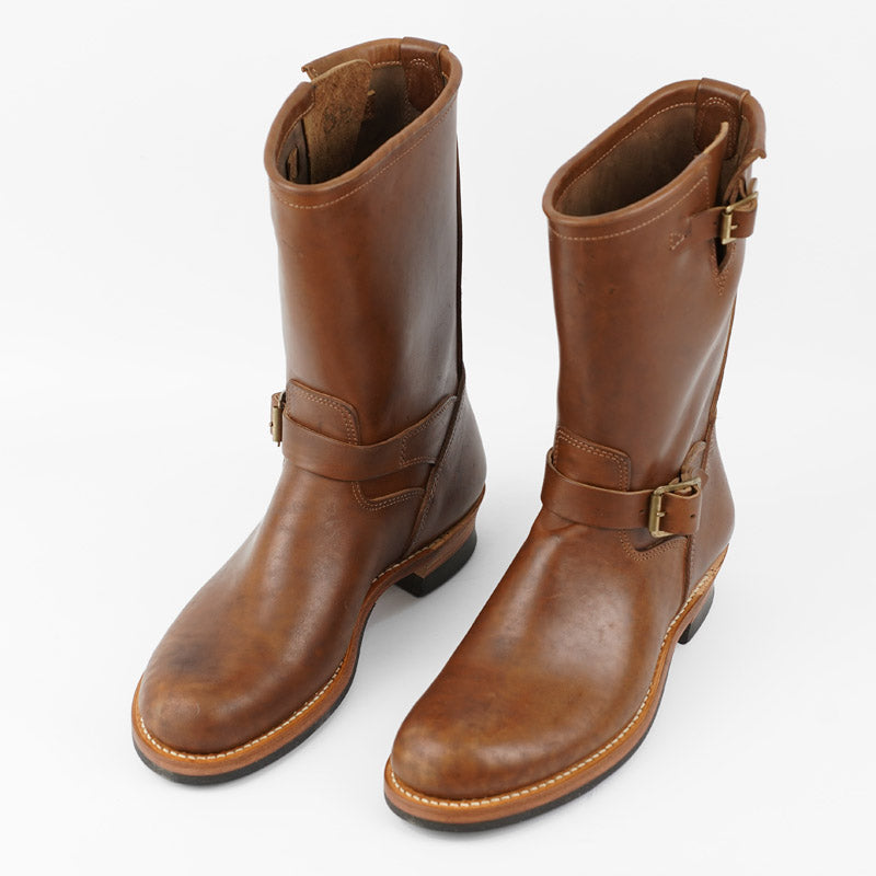 Skoob Wander Engineer Boots Horsebutt Natural