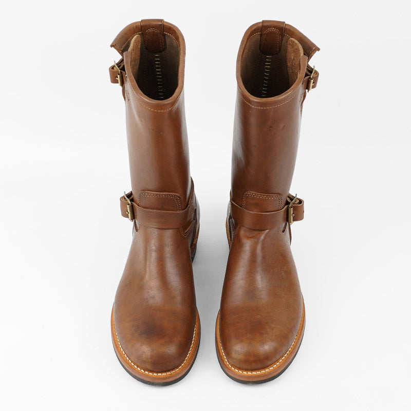 Skoob Wander Engineer Boots Horsebutt Natural