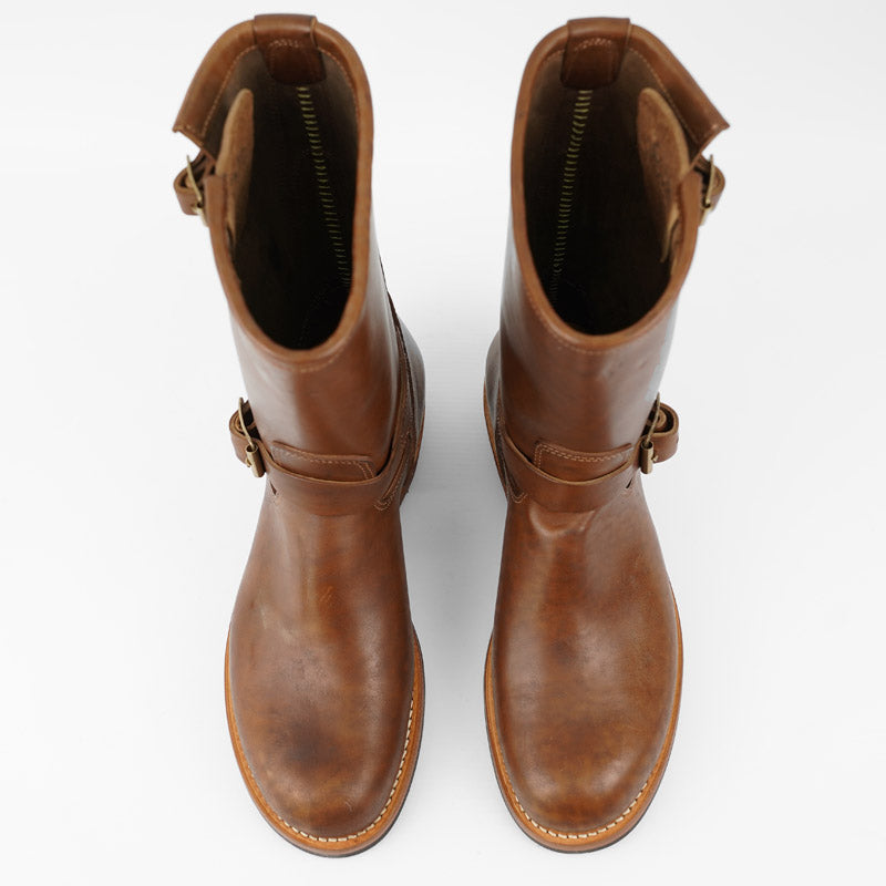 Skoob Wander Engineer Boots Horsebutt Natural