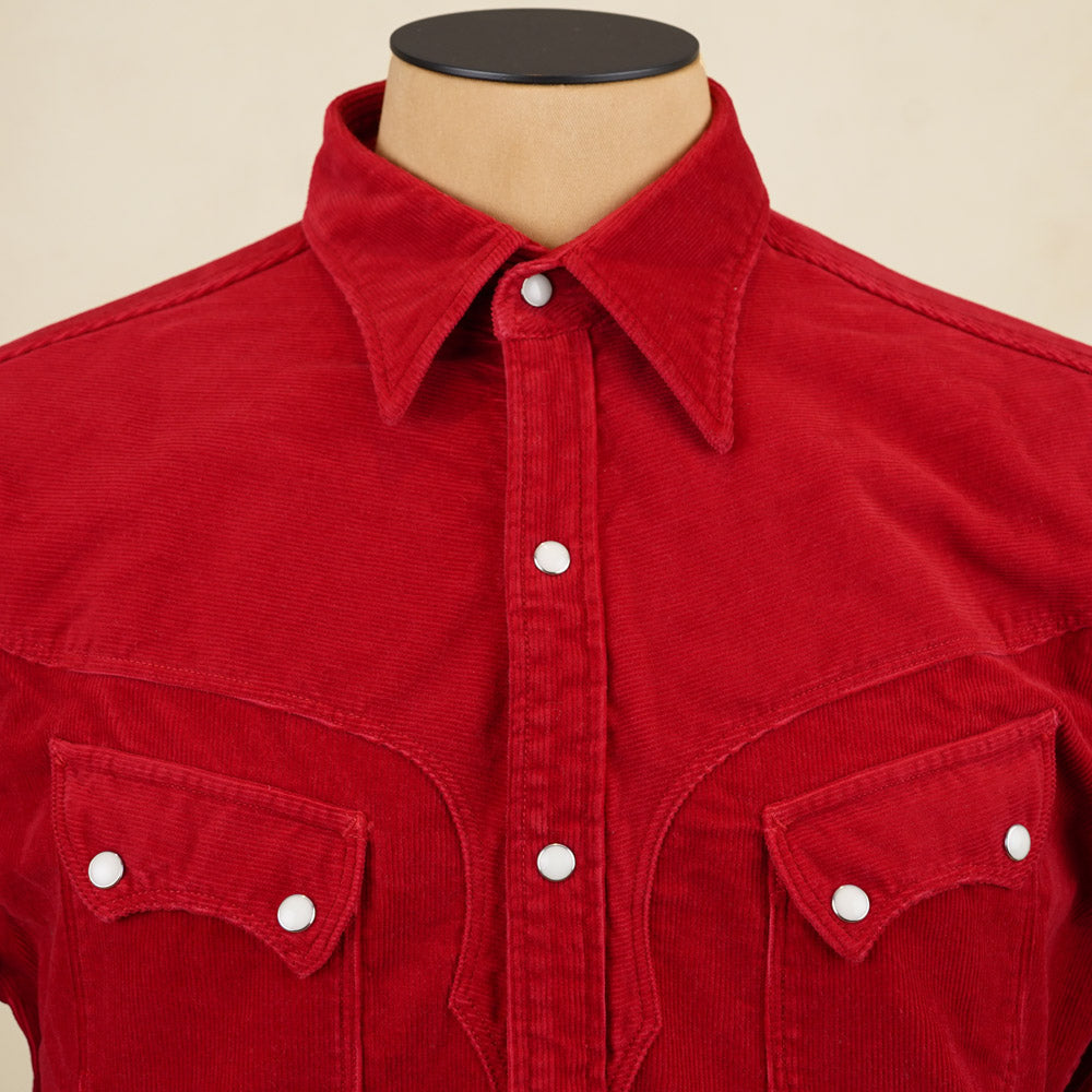 Stevenson Overall Cody Shirt – Red Corduroy