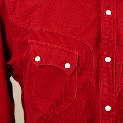 Stevenson Overall Cody Shirt – Red Corduroy