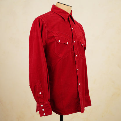 Stevenson Overall Cody Shirt – Red Corduroy