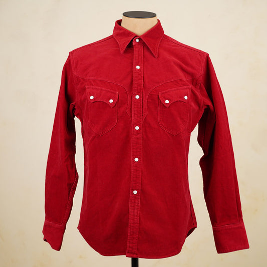 Stevenson Overall Cody Shirt – Red Corduroy