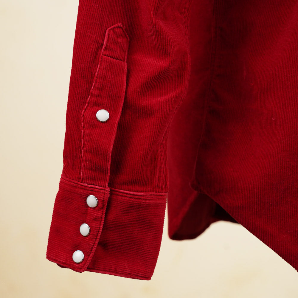 Stevenson Overall Cody Shirt – Red Corduroy