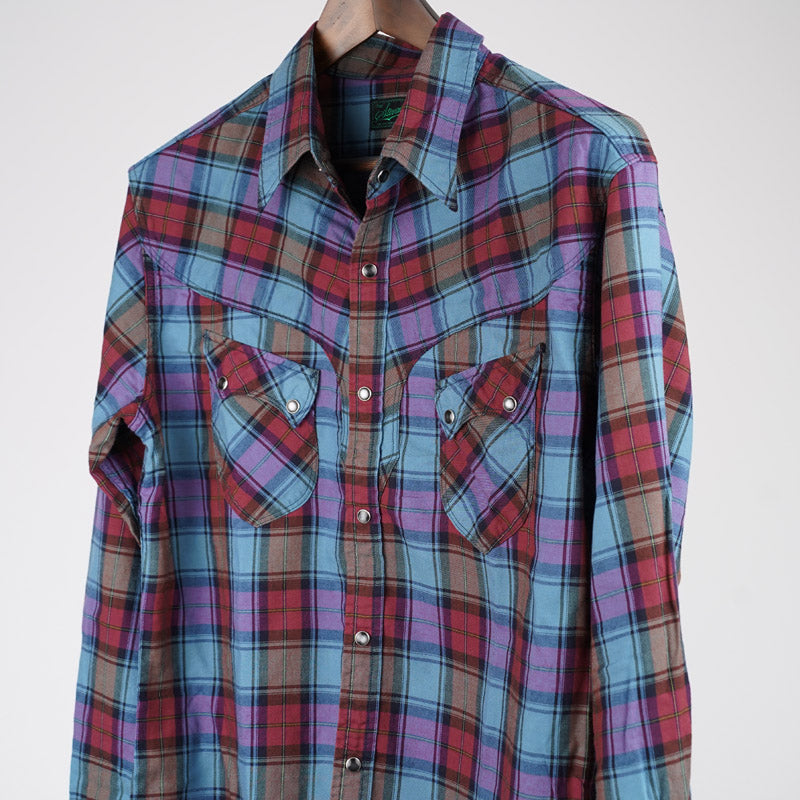 Stevenson Overall Co Cody Shirt Blue & Red