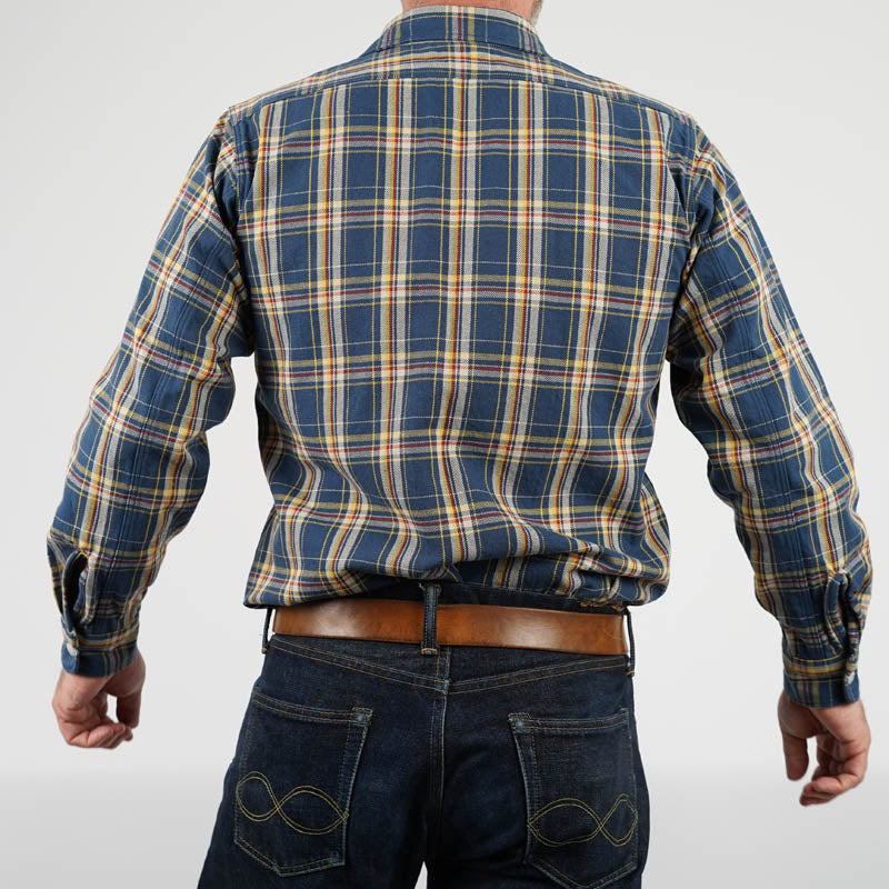 Stevenson Overall Co Dominator Shirt Blue Plaid