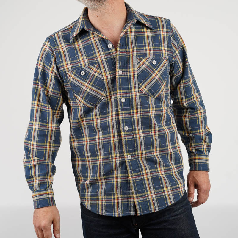 Stevenson Overall Co Dominator Shirt Blue Plaid