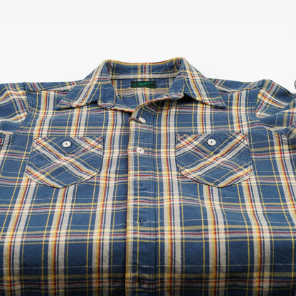 Stevenson Overall Co Dominator Shirt Blue Plaid