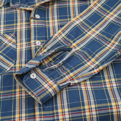 Stevenson Overall Co Dominator Shirt Blue Plaid