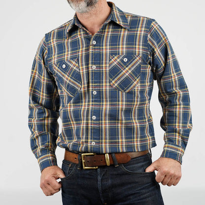 Stevenson Overall Co Dominator Shirt Blue Plaid