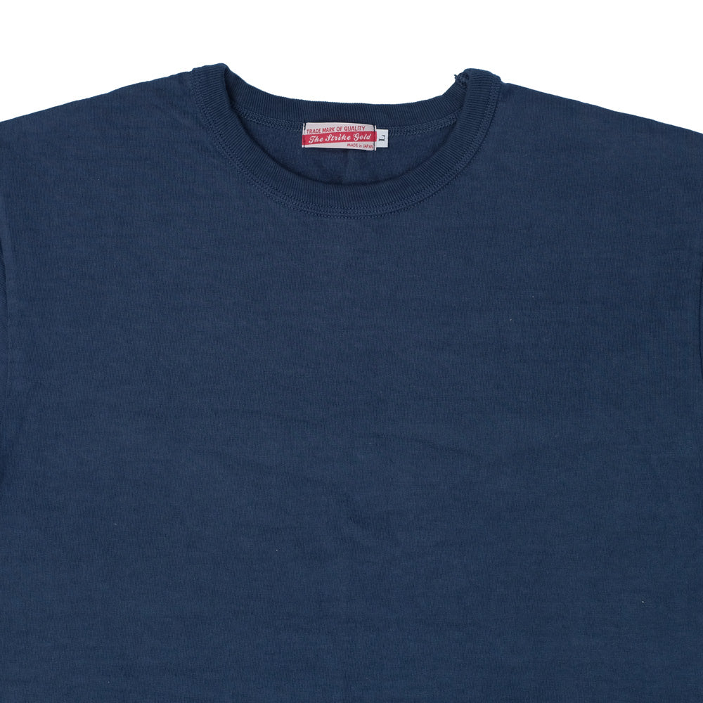 The Strike Gold Plain T-Shirt - Navy