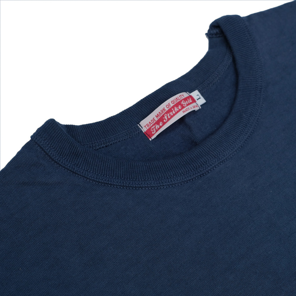 The Strike Gold Plain T-Shirt - Navy