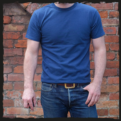 The Strike Gold Plain T-Shirt Navy