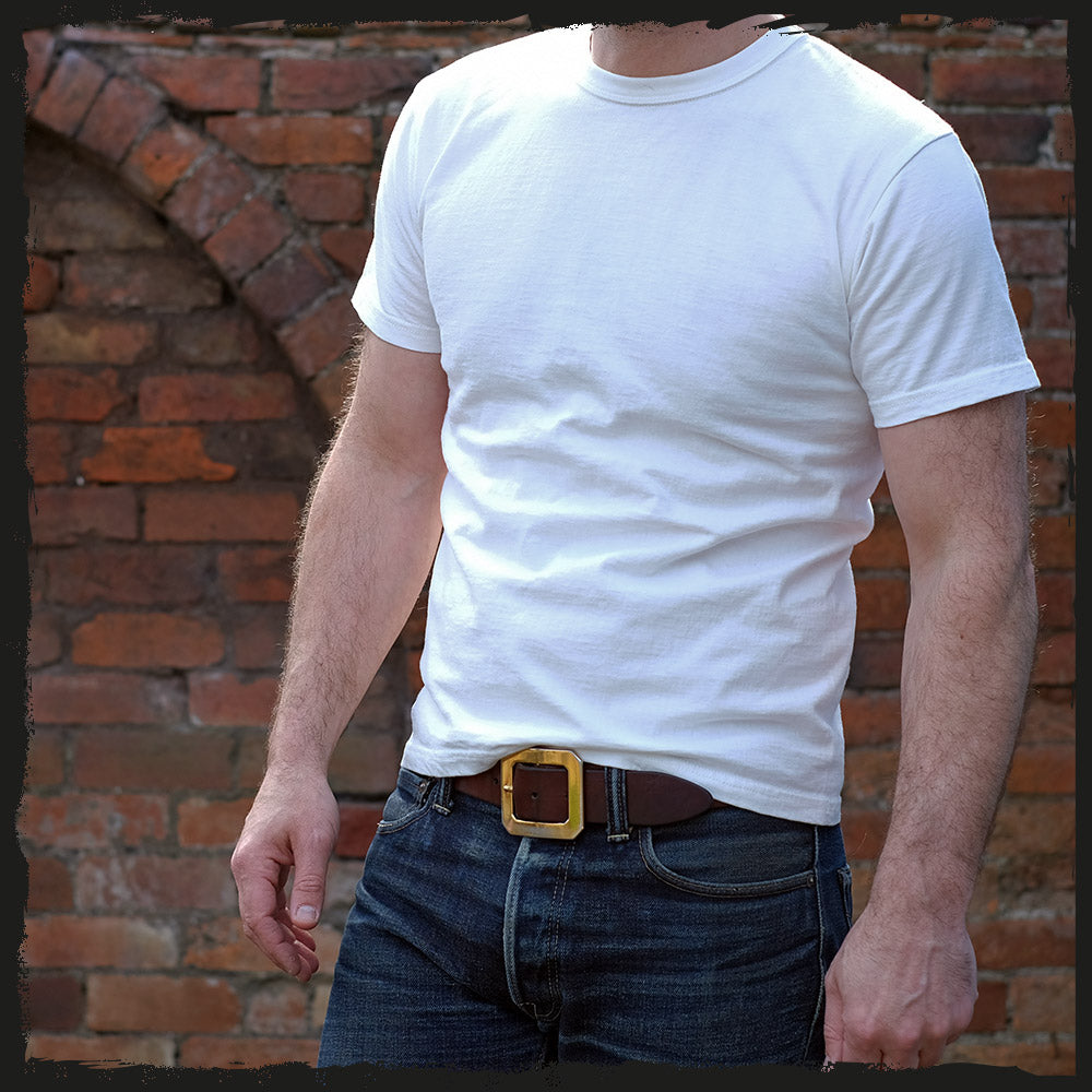 The Strike Gold Plain T-Shirt - White