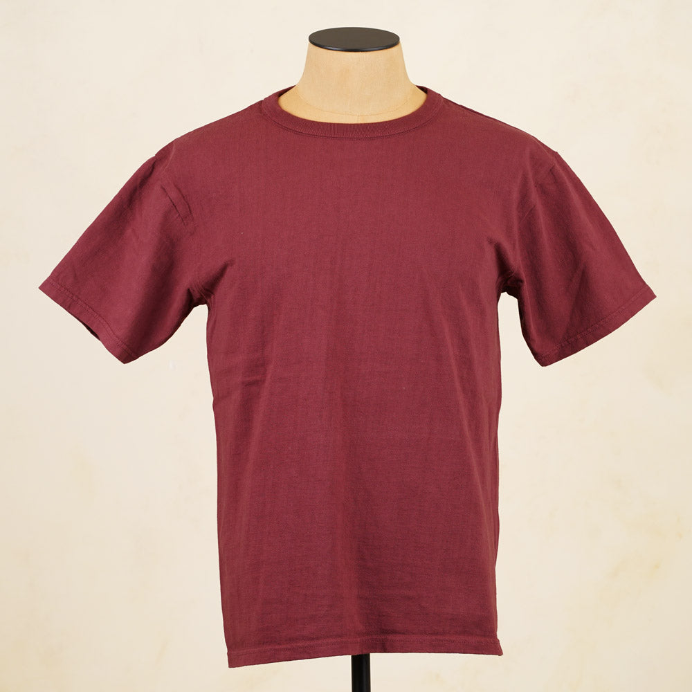 The Strike Gold Plain T-Shirt – Burgundy