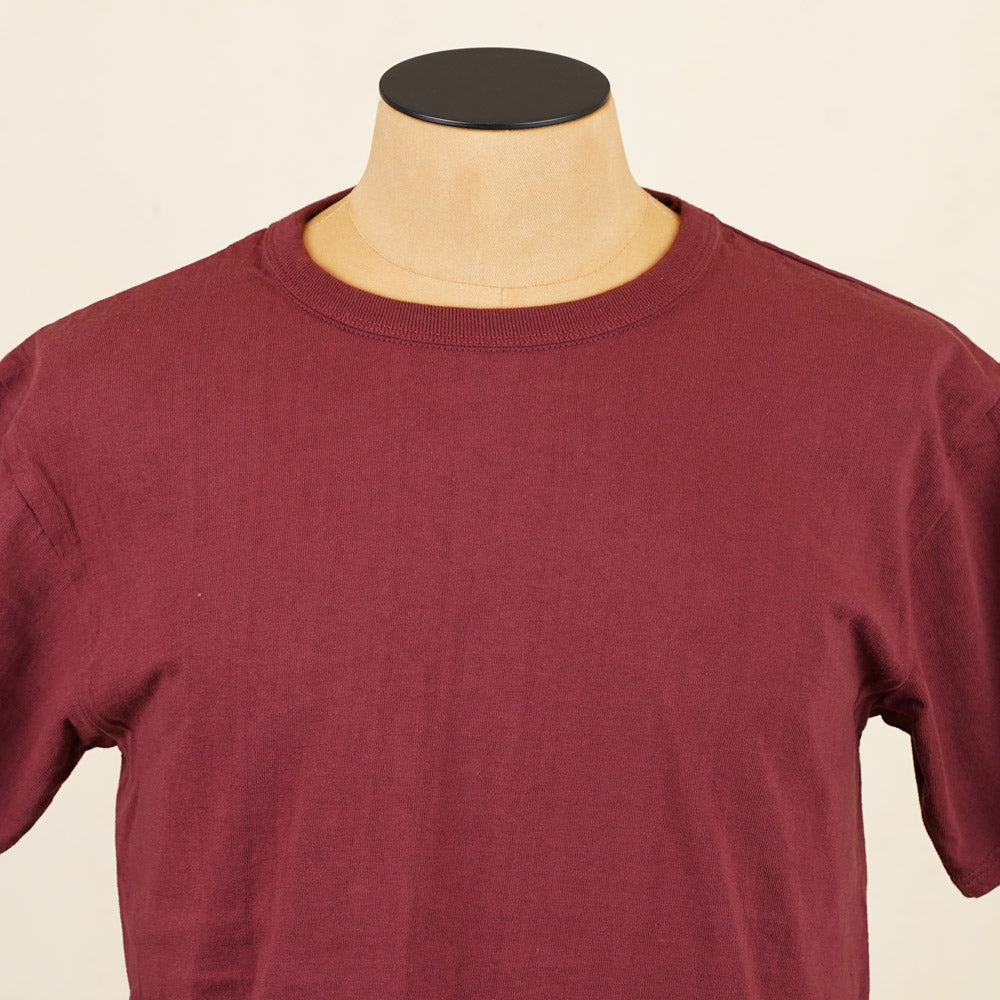 The Strike Gold Plain T-Shirt – Burgundy