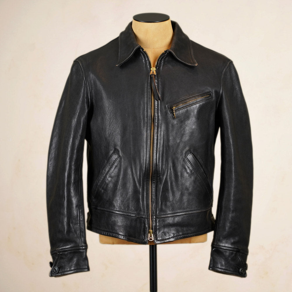 Thedi Leathers Classic Sports Jacket MTC - N127996 - Washed Tea Core Horsehide