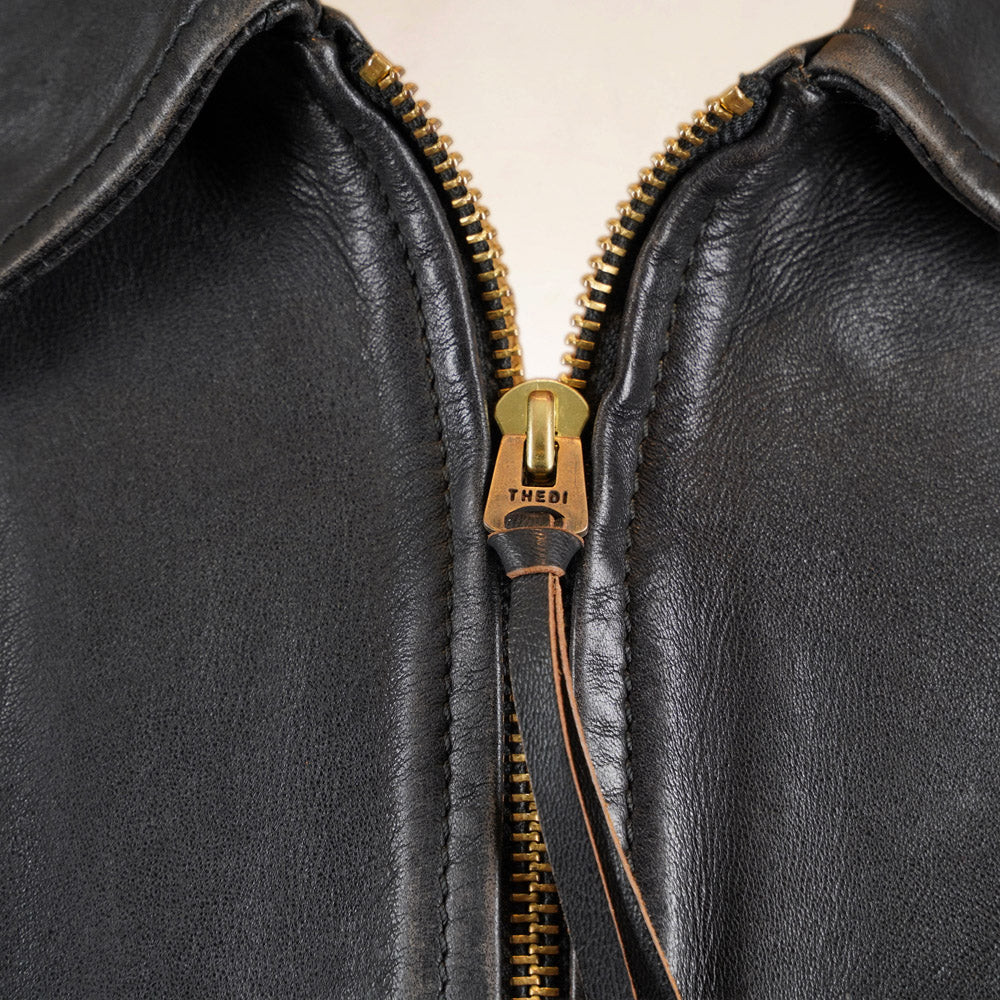 Thedi Leathers Classic Sports Jacket MTC - N127996 - Washed Tea Core Horsehide