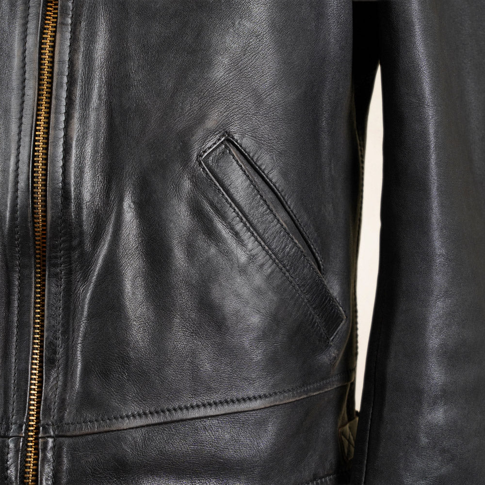 Thedi Leathers Classic Sports Jacket MTC - N127996 - Washed Tea Core Horsehide