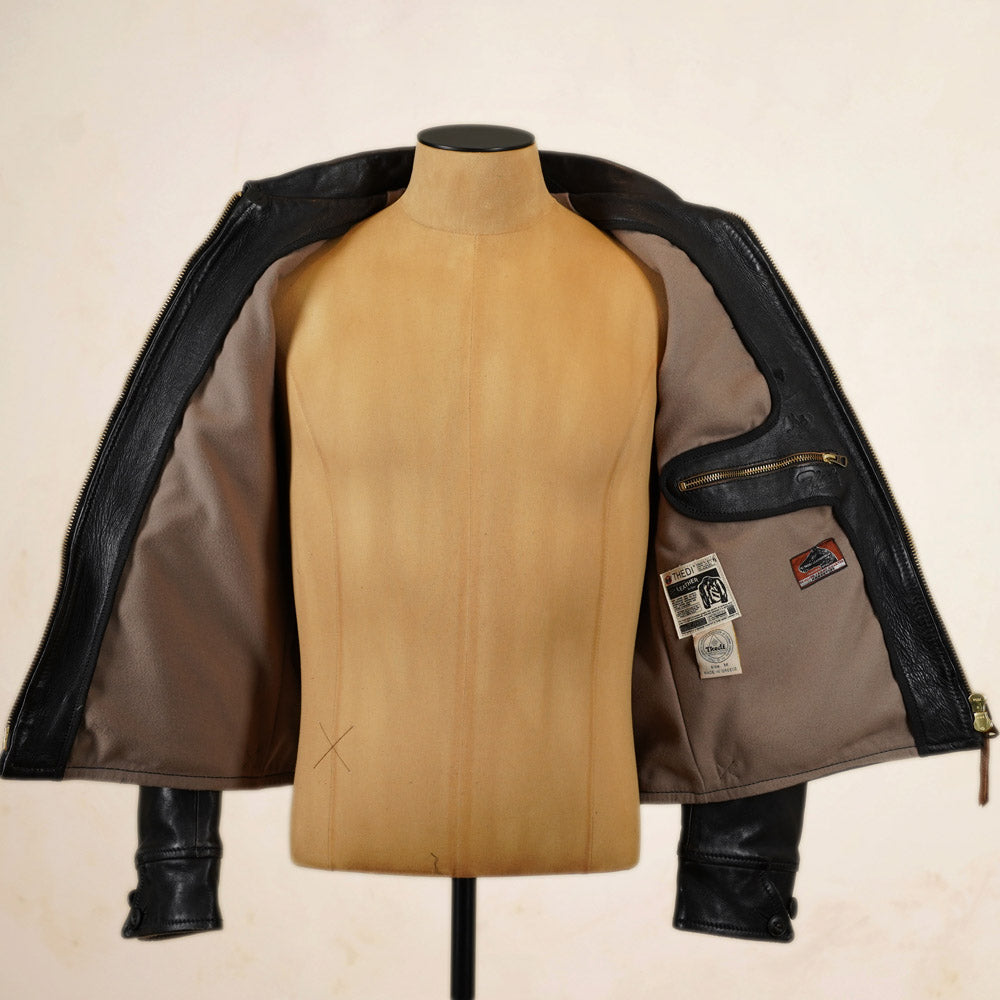 Thedi Leathers Classic Sports Jacket MTC - N127996 - Washed Tea Core Horsehide