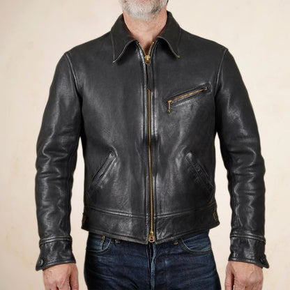 Thedi Leathers Classic Sports Jacket MTC - N127996 - Washed Tea Core Horsehide