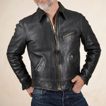 Thedi Leathers Classic Sports Jacket MTC - N127996 - Washed Tea Core Horsehide