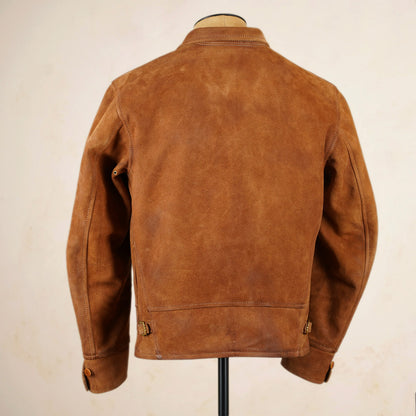 Thedi Leathers Cossack Jacket MTC-S7950B3 - Bruciato Reverse Horsehide