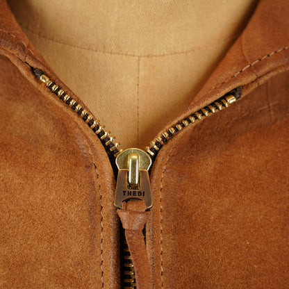 Thedi Leathers Cossack Jacket MTC-S7950B3 - Bruciato Reverse Horsehide