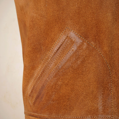 Thedi Leathers Cossack Jacket MTC-S7950B3 - Bruciato Reverse Horsehide