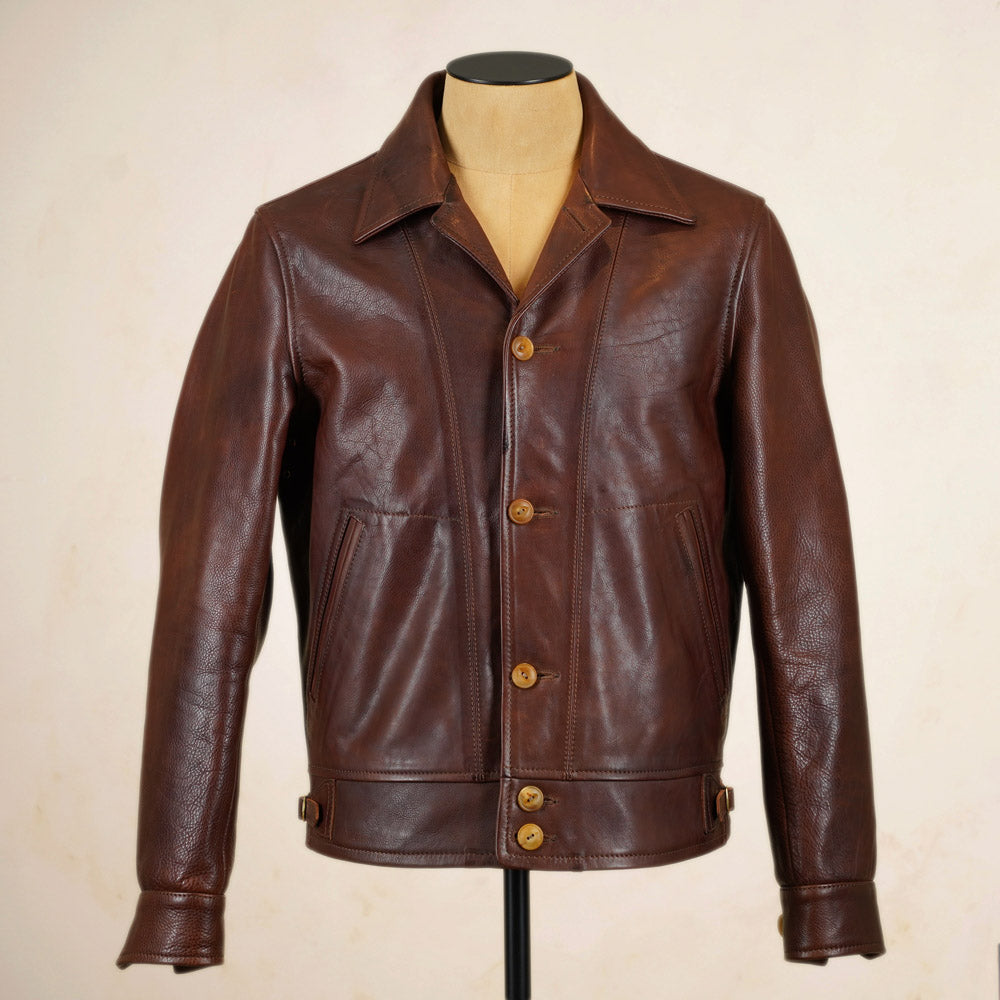Thedi Leathers MTC-7906 Jacket - Washed  Canetto Cowhide Leather