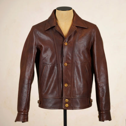 Thedi Leathers MTC-7906 Jacket - Washed  Canetto Cowhide Leather