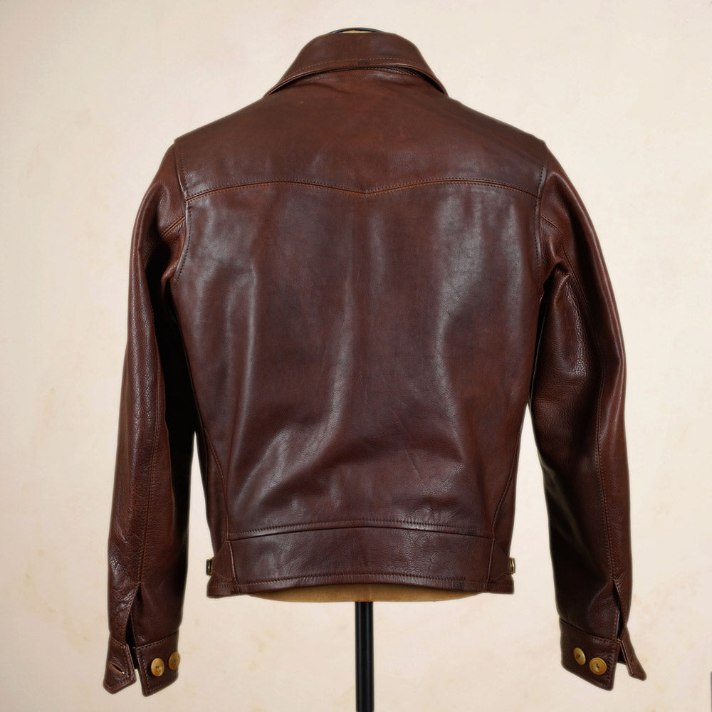 Thedi Leathers MTC-7906 Jacket - Washed  Canetto Cowhide Leather