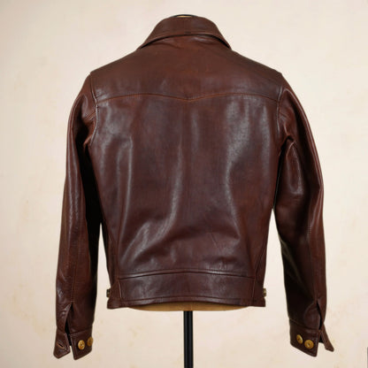 Thedi Leathers MTC-7906 Jacket - Washed  Canetto Cowhide Leather