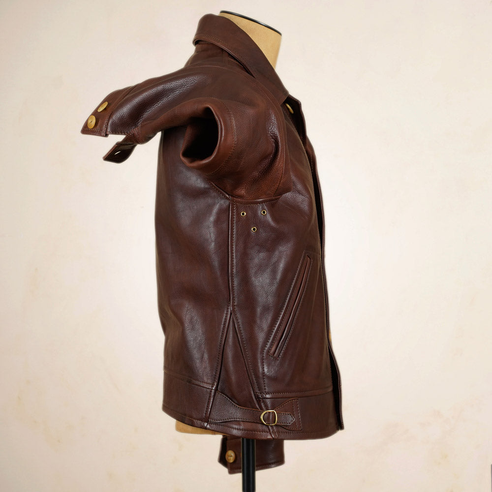 Thedi Leathers MTC-7906 Jacket - Washed  Canetto Cowhide Leather