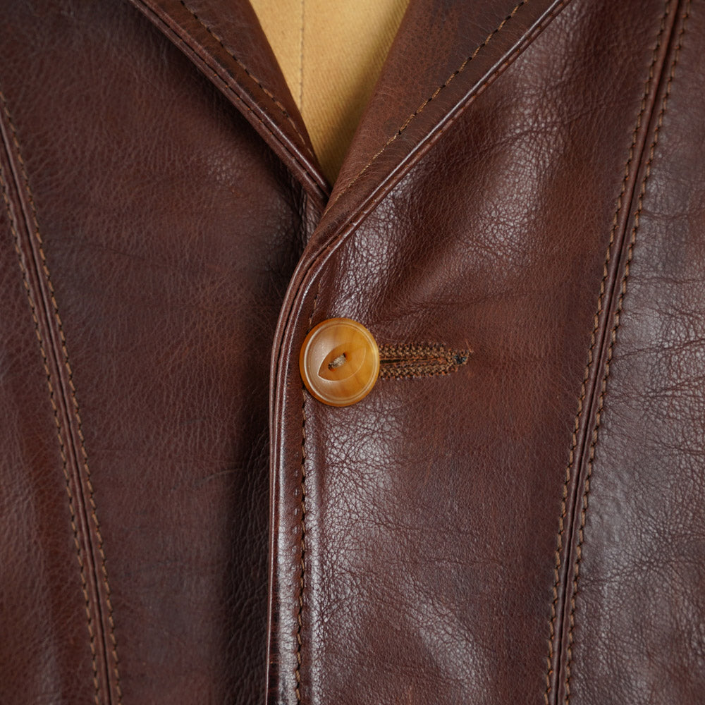 Thedi Leathers MTC-7906 Jacket - Washed  Canetto Cowhide Leather