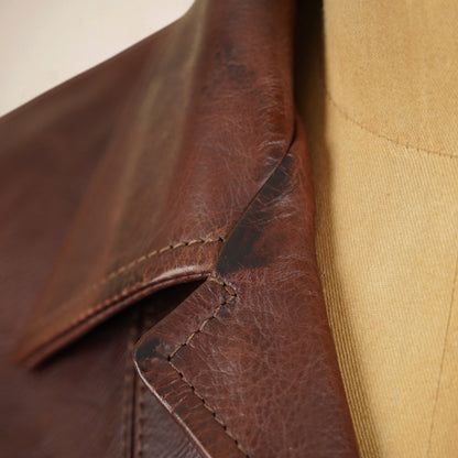 Thedi Leathers MTC-7906 Jacket - Washed  Canetto Cowhide Leather