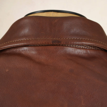 Thedi Leathers MTC-7906 Jacket - Washed  Canetto Cowhide Leather