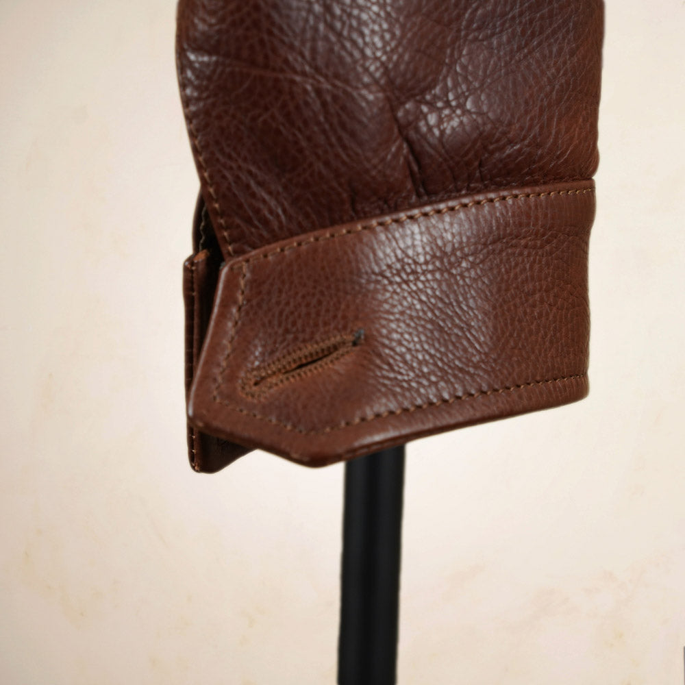 Thedi Leathers MTC-7906 Jacket - Washed  Canetto Cowhide Leather