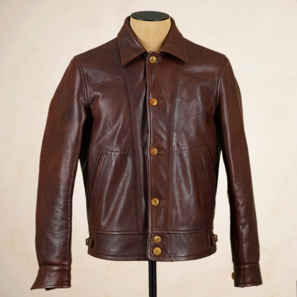 Thedi Leathers MTC-7906 Jacket - Washed  Canetto Cowhide Leather