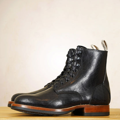UNMARKED DB Hunter Boots - Black Bison Leather